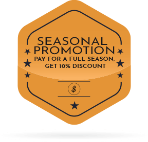 Seasonal promotion badge